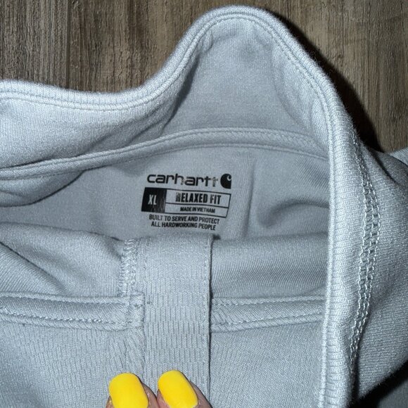 Carharrt Blue Q-Zip Pullover Sweater Mens size XL Relaxed Fit - Picture 4 of 5